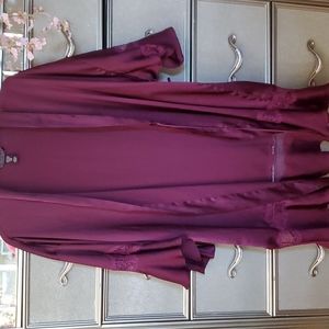VICTORIA SECRET Satin Robe/Cover-up, Size: M/L